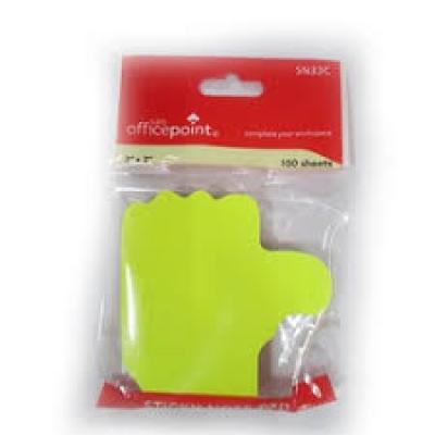Sticky Notes Fluorescent Shaped Sn33C Comma